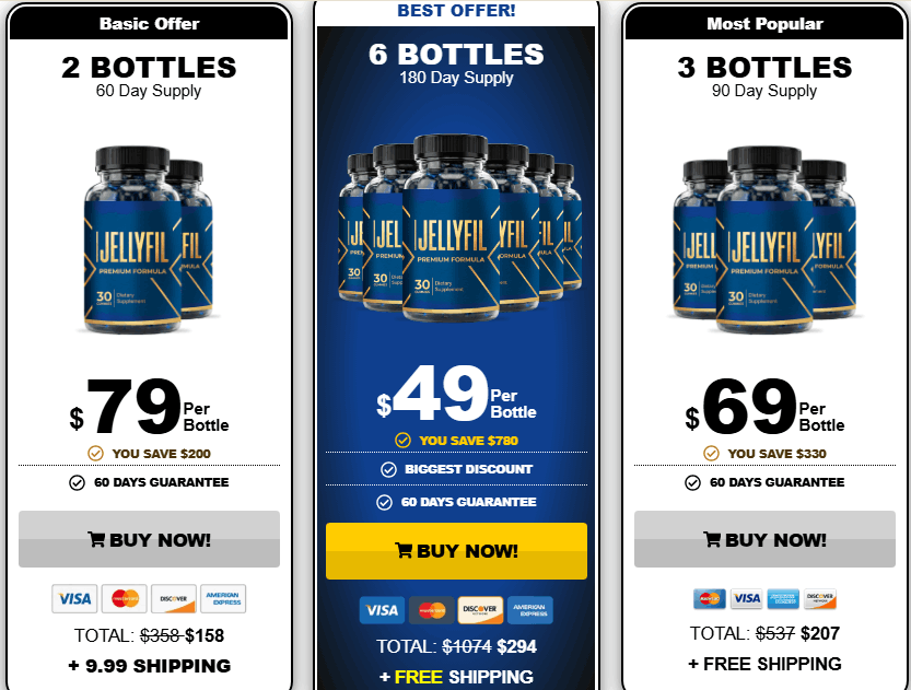 JellyFil™ pricing